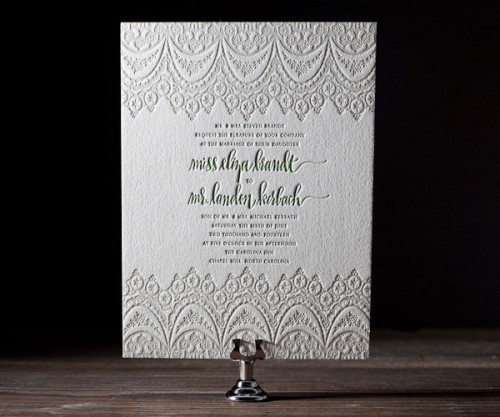 More wedding stationery by Aimee OBoyle