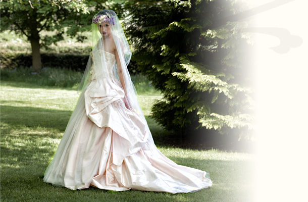 Baroque wedding dress, via Baroque Couture
