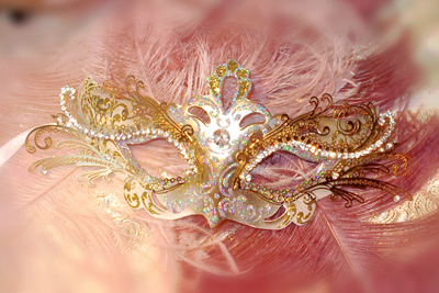 Marie Antoinette style mask