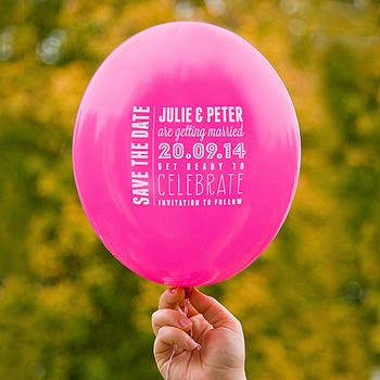 save the date balloon