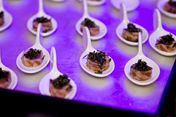 purple canapes by Create